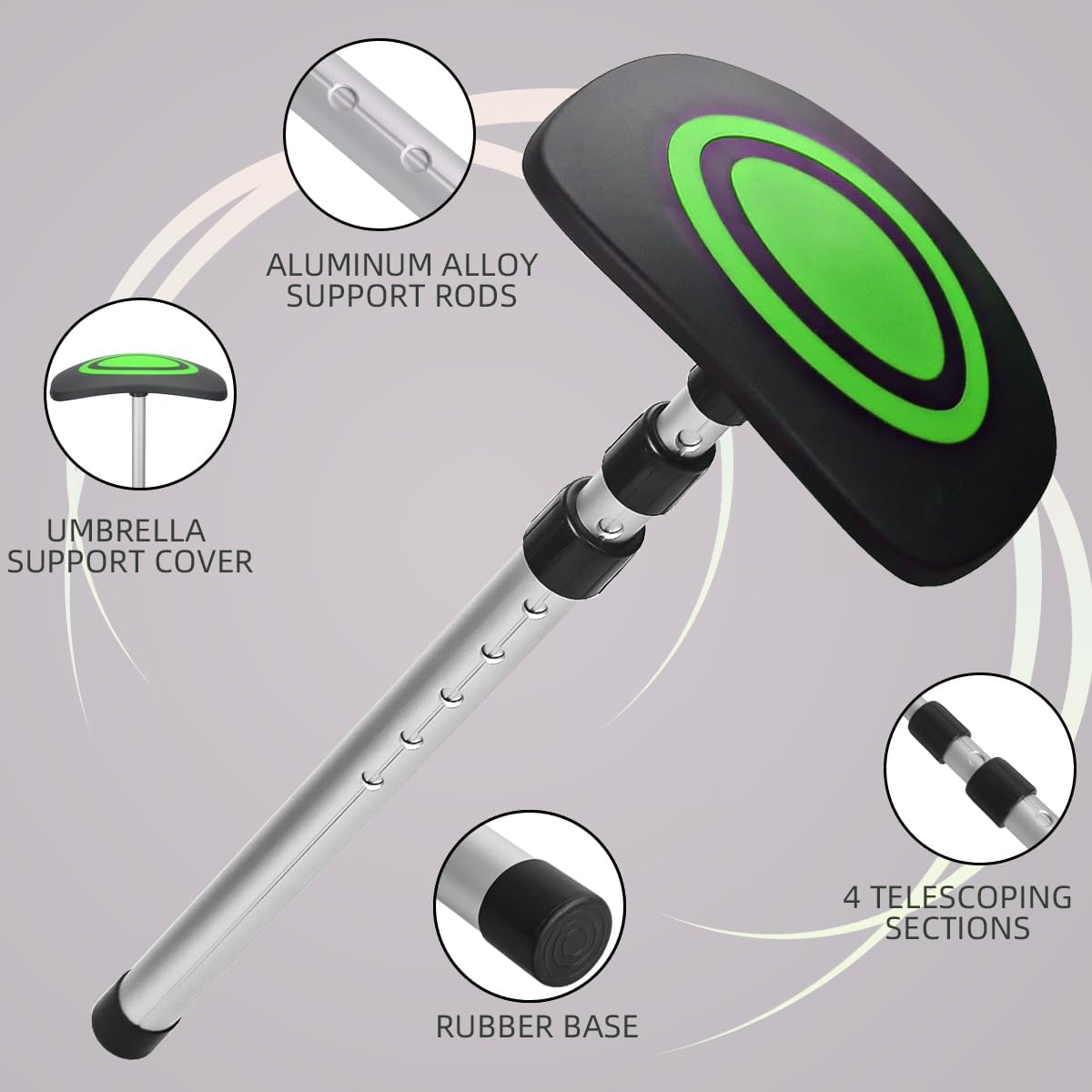 Golf Travel Bag Support System, Golf Club Travel Protection Kit