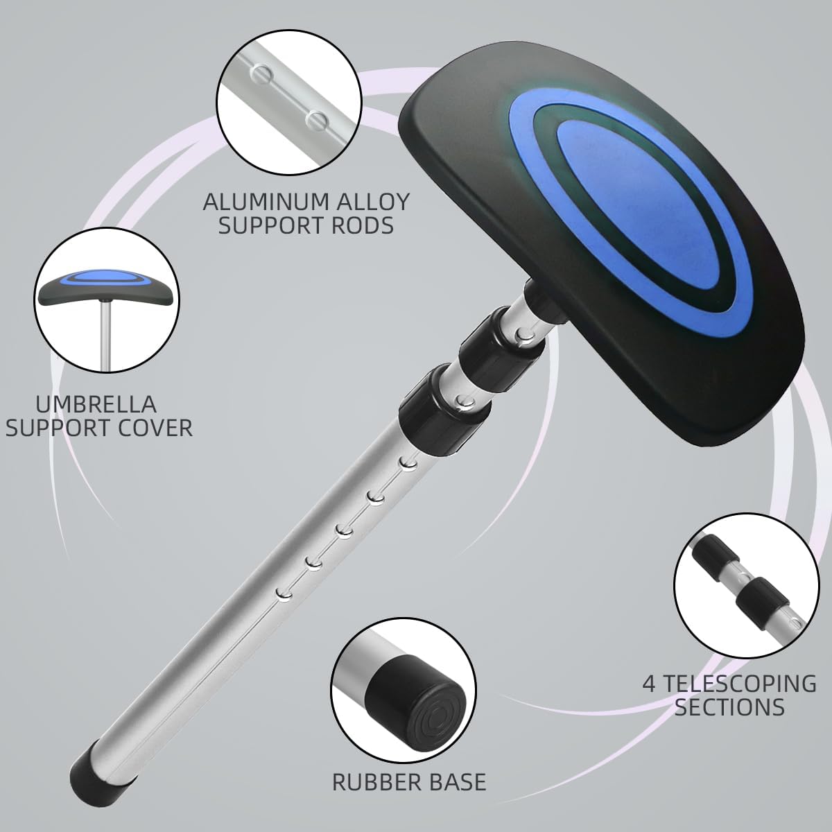 Golf Travel Bag Support System, Golf Club Travel Protection Kit