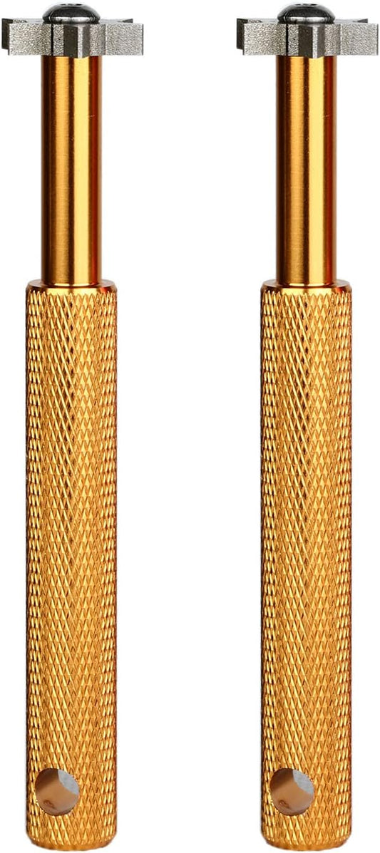 Sword &Shield sports Golf Club Groove Sharpener Tool Golf Club Re-Grooving Cleaning Tool 6-Tip for Optimal Backspin and Ball Control with Wedges and Utility Clubs