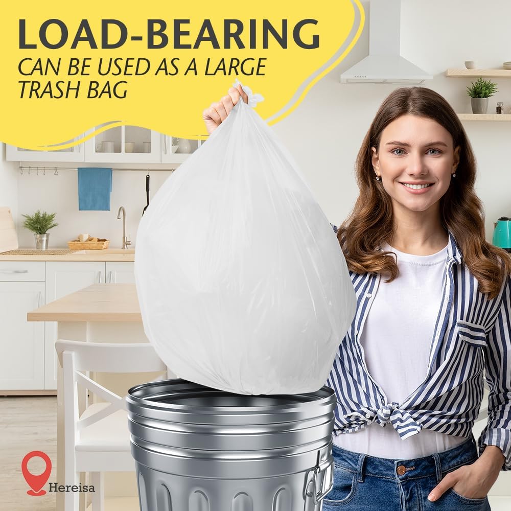 Brand Round White Plastic 84" Disposable Tablecloth (3 Pack), Party & Event Decorative Cover