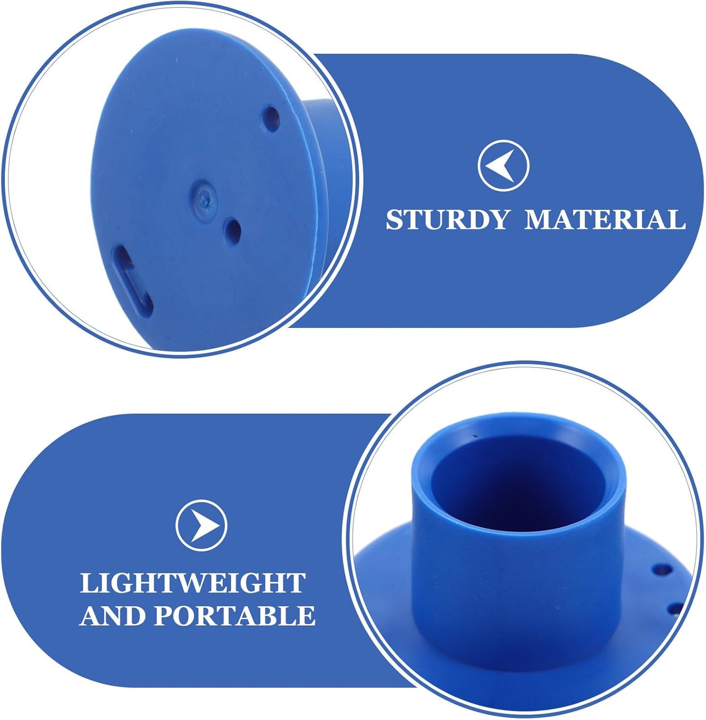 SUPVOX 2pcs Golf Tees for Driving Range Mats Rubber Ball Holder for Golf Hitting Mats & Indoor Outdoor Training Simulator Practice