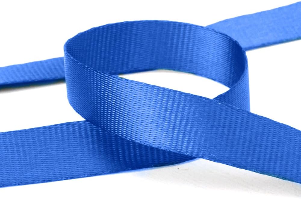 Lanyards 10 Pcs Bulk Lanyard for Id Badges Flat Blue Lanyard with Badge Clip Swivel Hook (10, Blue)