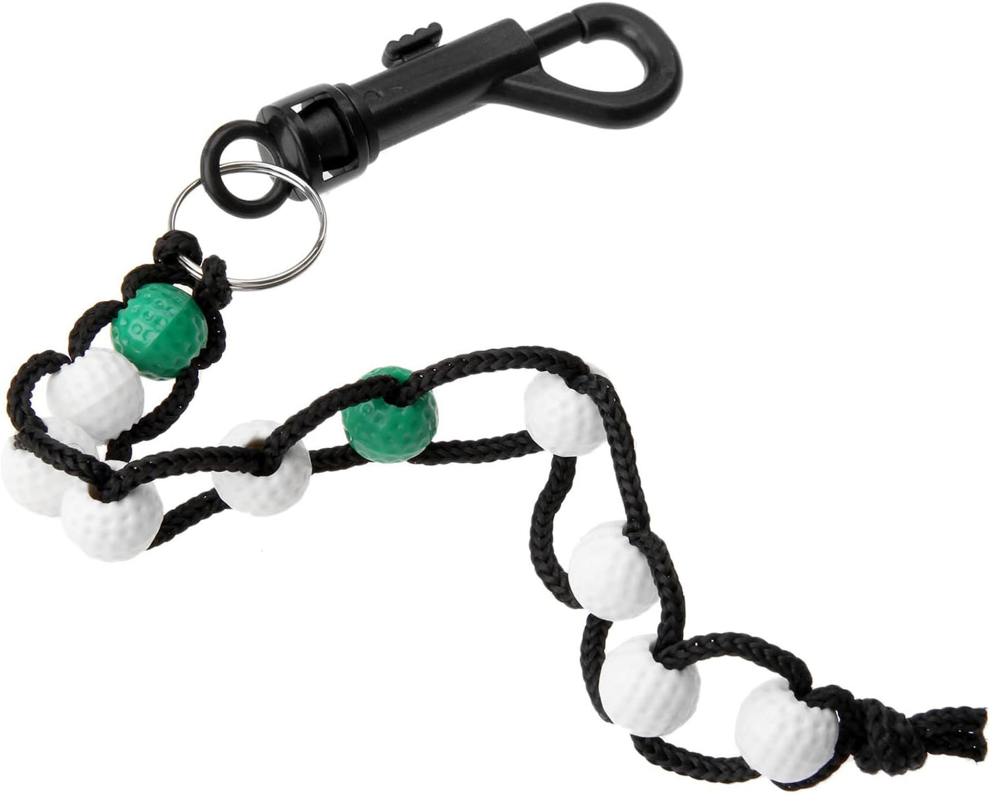 MUXSAM 1 Piece Golf Beads Score Counter with Clip, Golf Stroke Score Count Keeper Putting Score Counter for Referee Caddy Golfer