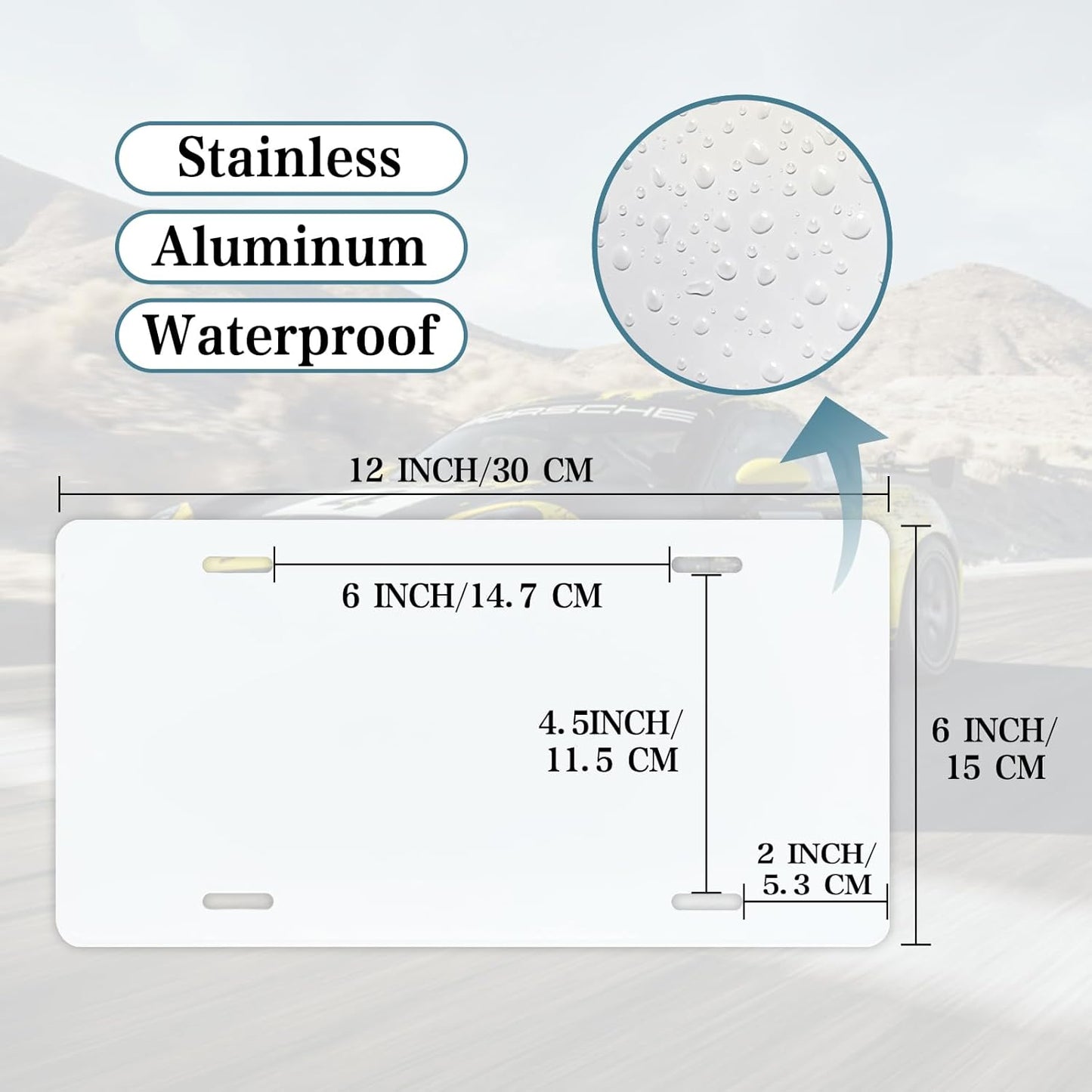 Vintage Sport Metal Tin Sign Cycling License Plate Wall Decor for Home Cafe Bar Pub 12 x 6 Inches