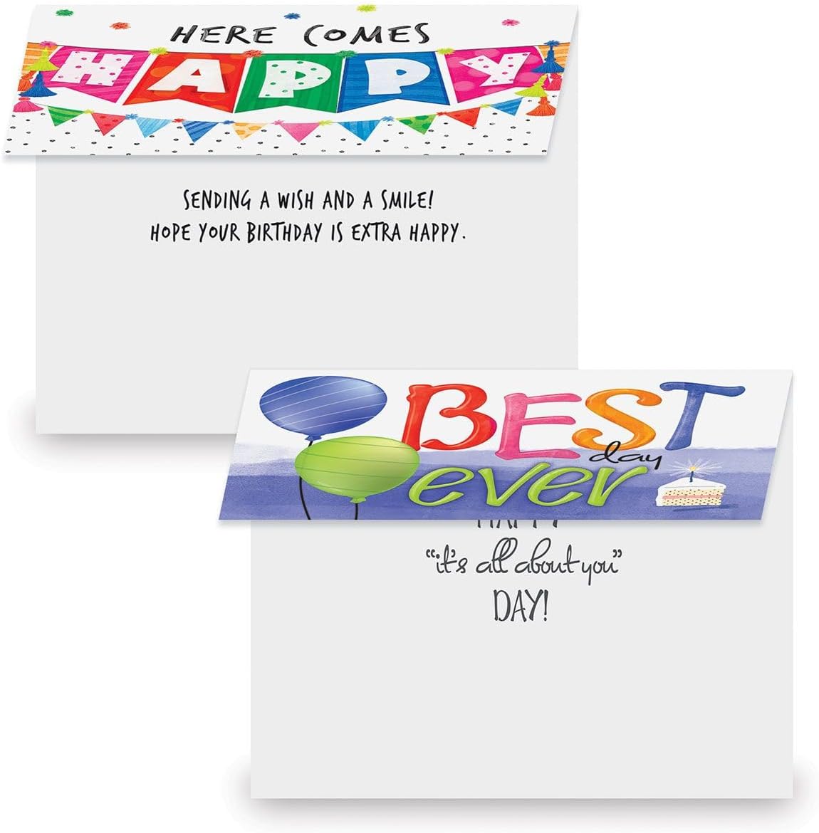 Current Confetti Celebration Birthday Cards Value Pack - Set of 20, Large 5 x 7 Inch Cards, Sentiments Inside, Envelopes Included
