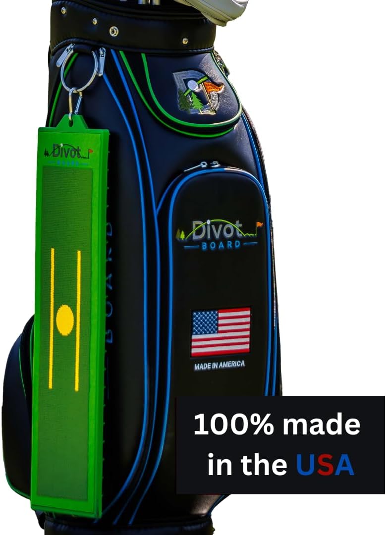 Divot Board - The Original Patented Low Point and Swing Path Trainer - Instant Feedback. Anytime. Anywhere - See Your Swing Path and Learn Every Time You Hit The Ball!