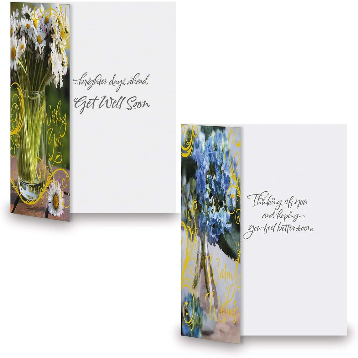 Current Deluxe Foil All Occasion Value Pack - 20 Cards With Envelopes, Celebration, Get Well, Sympathy, Birthday, Anniversary & Thinking of You Variety, Large 5" x 7" Assortment, 10 Design Set