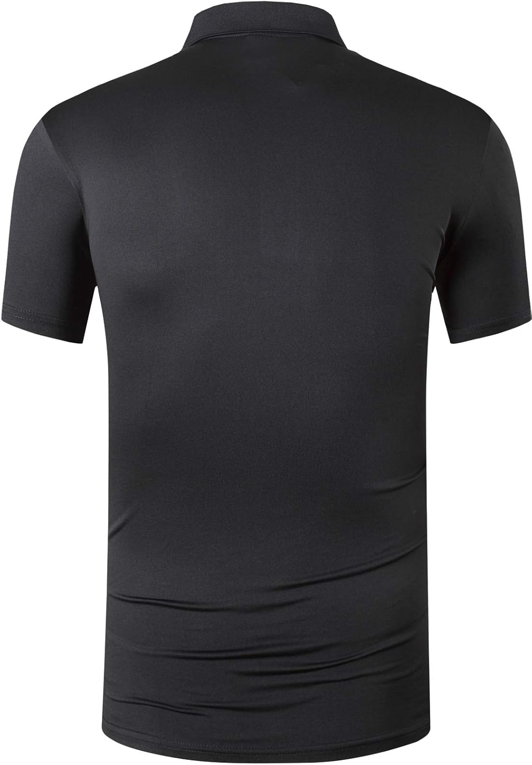 jeansian Men's Sport Outdoor Quick Dry Fit Short Sleeves Polo Tee Shirt Tshirt T-Shirt Tops Golf Tennis Bowling LSL195