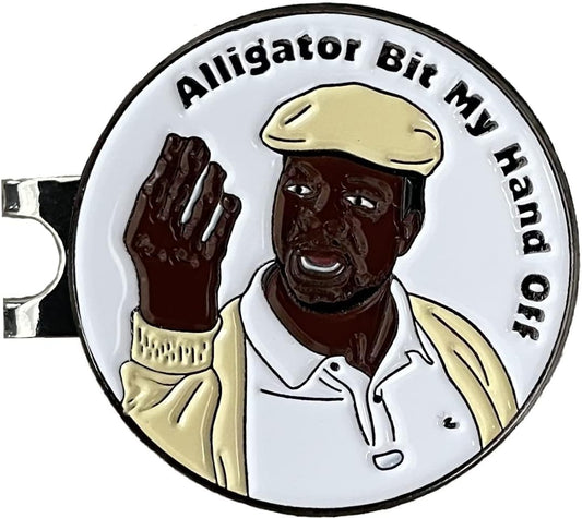 Balanced Co. Funny Golf Hat Clip with Enamel Magnetic Ball Marker