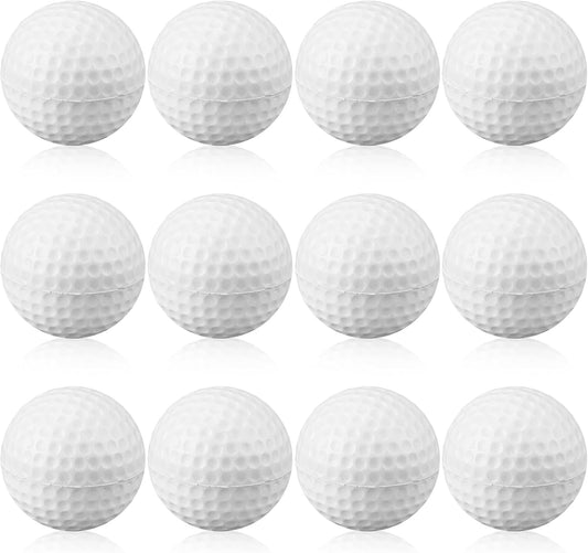 12 Pcs Foam Golf Practice Balls Soft Foam Balls for Golf Practice Realistic Feel and Flight Sport Training