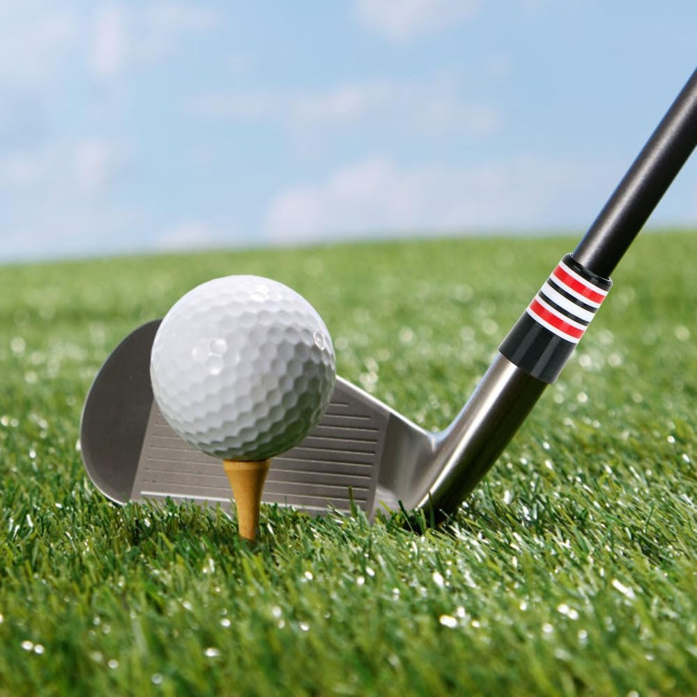 DONGKER Golf Iron Ferrules,10 PCS Golf Club Ferrules Golf Sleeve Ferrule Compatible 0.370'' Parallel Shaft