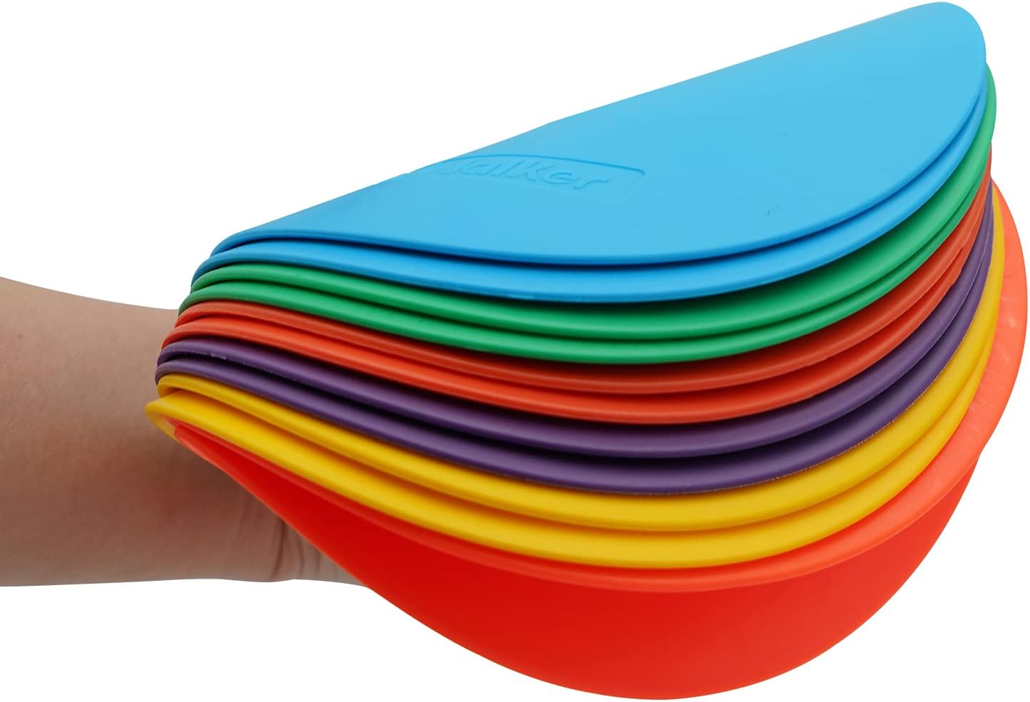 6inch Non-Skid Flat Cone Spot Markers for Sports Speed Agility Training