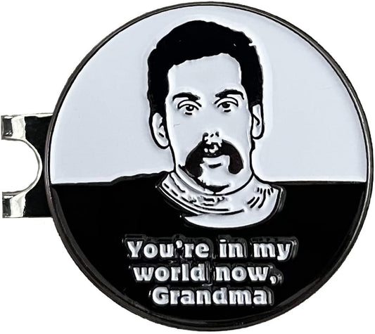 Balanced Co. Funny Golf Hat Clip with Enamel Magnetic Ball Marker