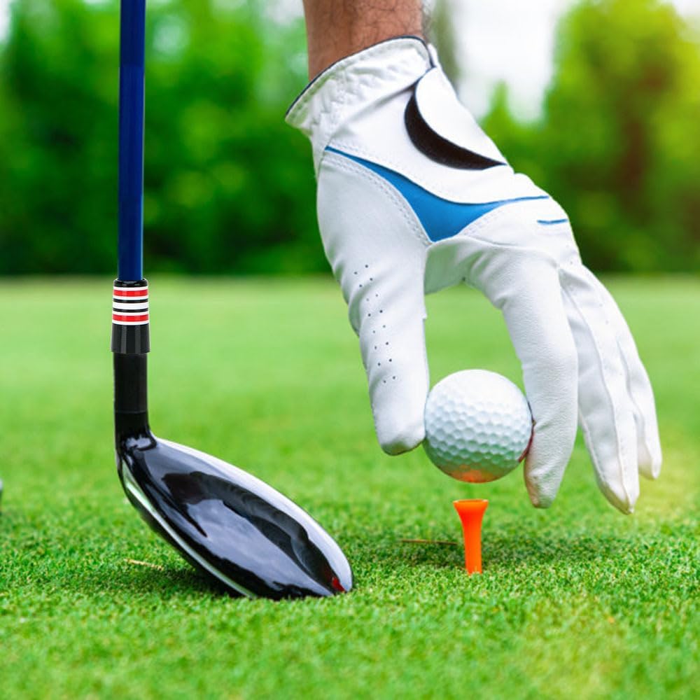 DONGKER Golf Iron Ferrules,10 PCS Golf Club Ferrules Golf Sleeve Ferrule Compatible 0.370'' Parallel Shaft