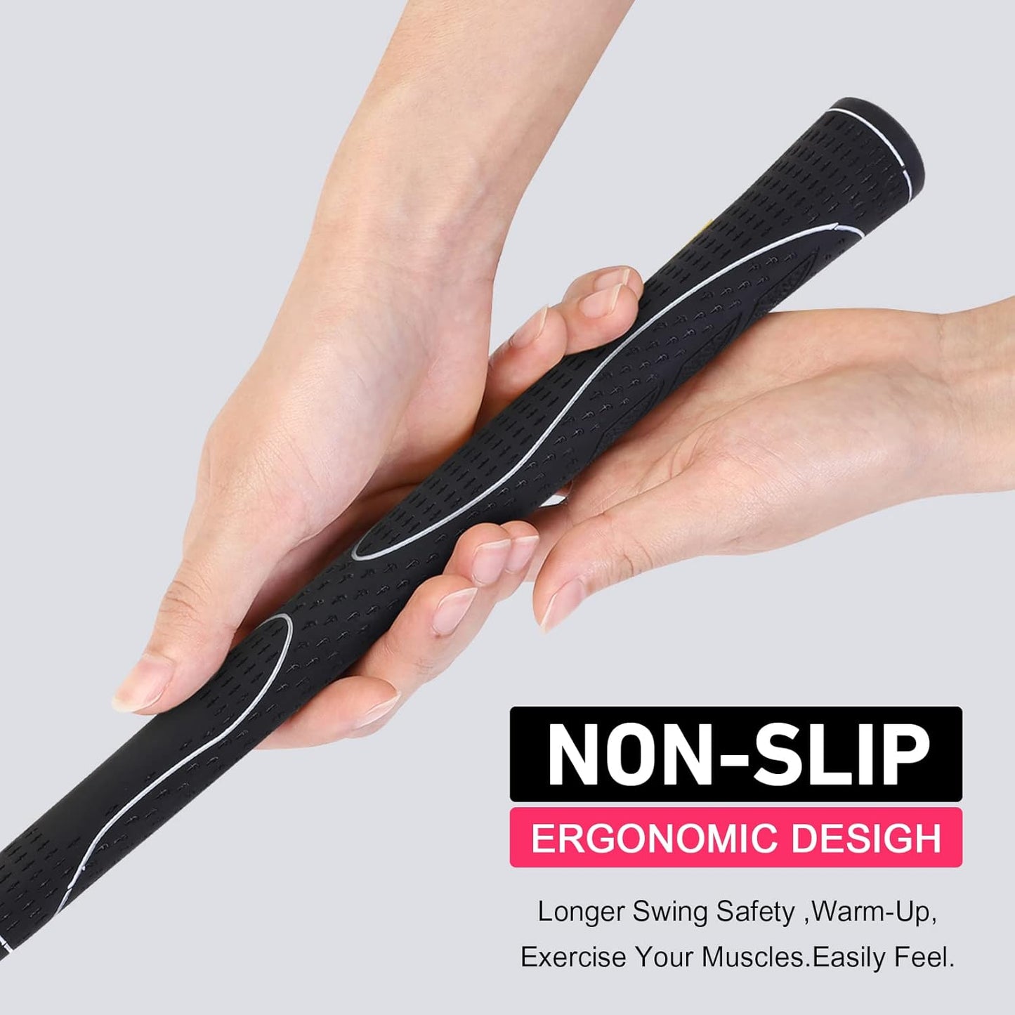 Golf Swing Trainer Aid and Correction for Strength Grip Tempo & Flexibility Training Suit for Indoor Practice Chipping Hitting Golf Accessories