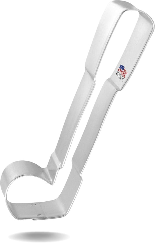 Golf Club Cookie Cutter 4 Inch in B1407 - Made in the USA - Foose Cookie Cutters Tin Plated Steel Golf Club Cookie Mold