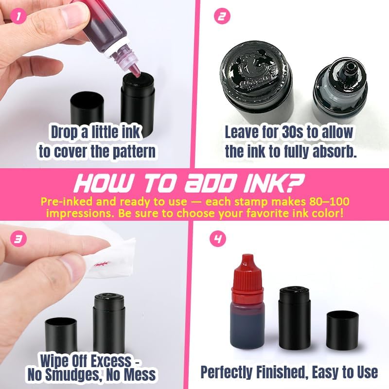 ORYG Custom Golf Ball Stamp Pre-Inked Personalized Golf Ball Stamper - Easily Add Your Own Markings to Golf Balls - Ideal Gift for Male Female Golf Enthusiasts