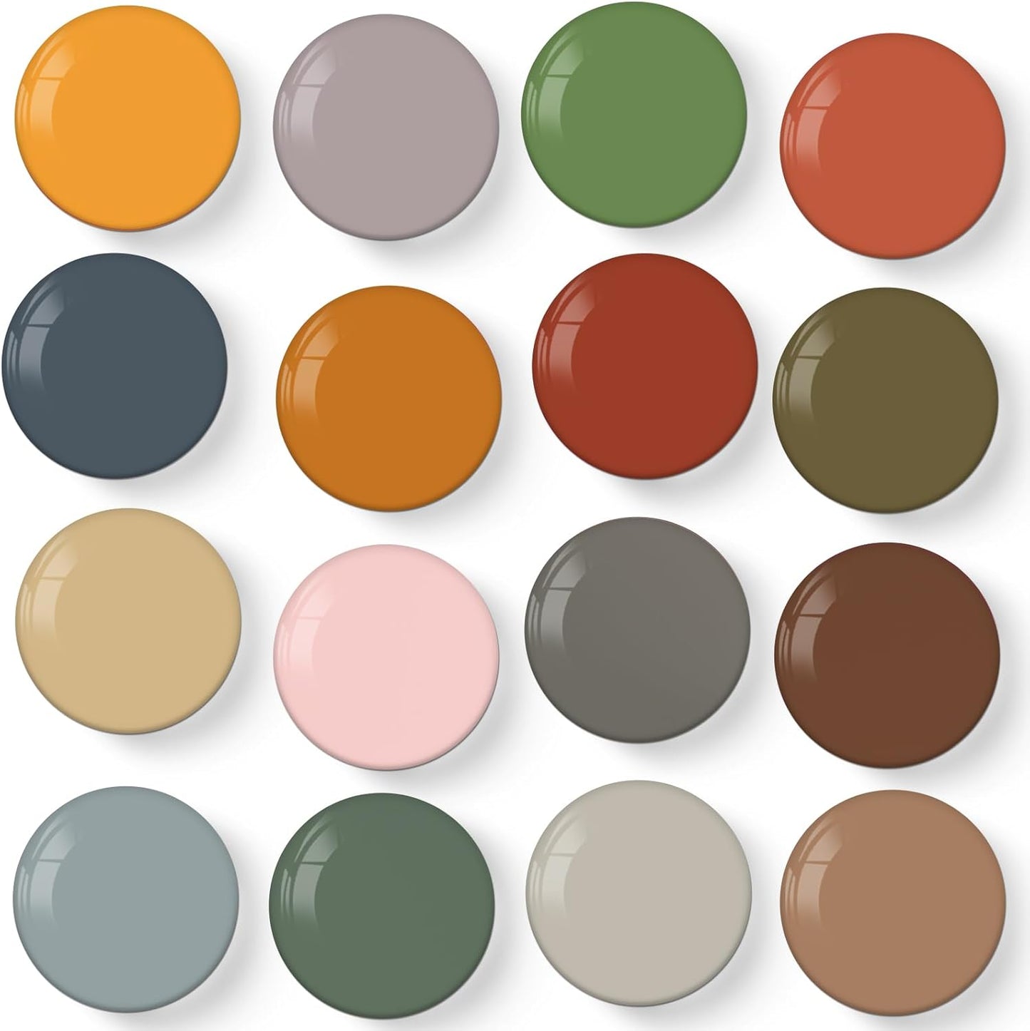 MORCART 16PCS Fridge Magnets, Cute Colorful Magnets for Refrigerator Locker Whiteboard Decorative Magnetic Board Cabinets Classroom Office Cubicle School