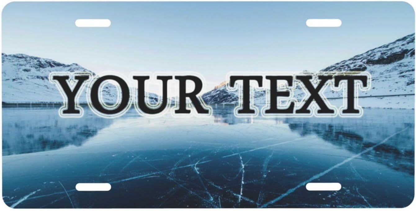 Made in USA Custom License Plate, Design Your Own Personalized License Plate with Photo,Logo, and Text,Customized 12"X6"Premium Aluminum