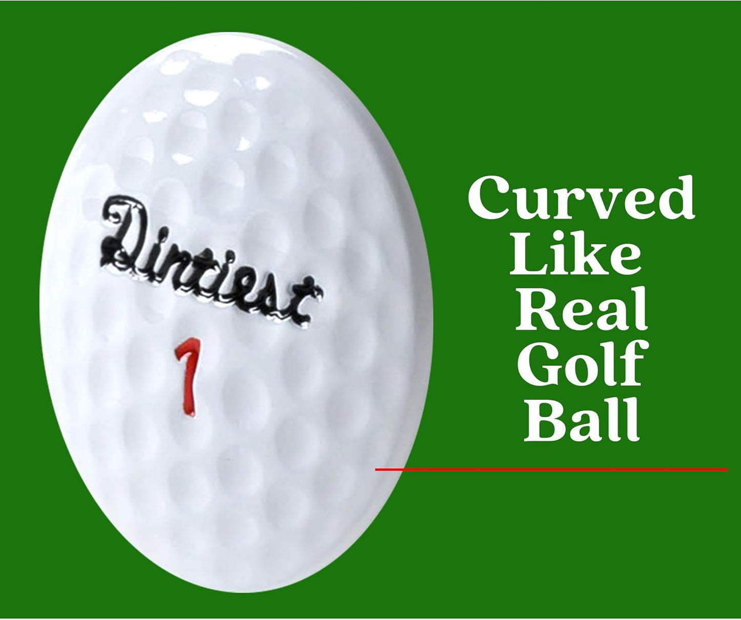 ZEETY Funny Golf Ball Marker with Magnetic Hat Clip – Unique Funny Golf Gifts & Golf Accessories for Men and Women Golfers