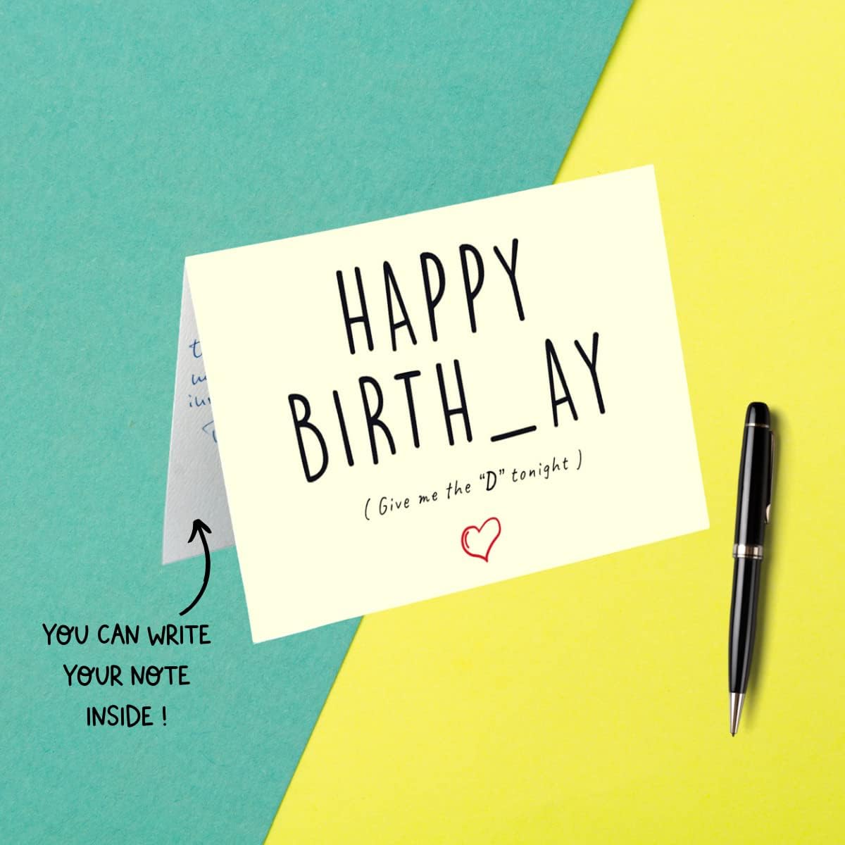 Cheerin Happy Birthday Card for Him - Funny Birthday Card for Men - Humourous Greeting Card - Hilarious Gag Gift for Boyfriend Fiance Husband