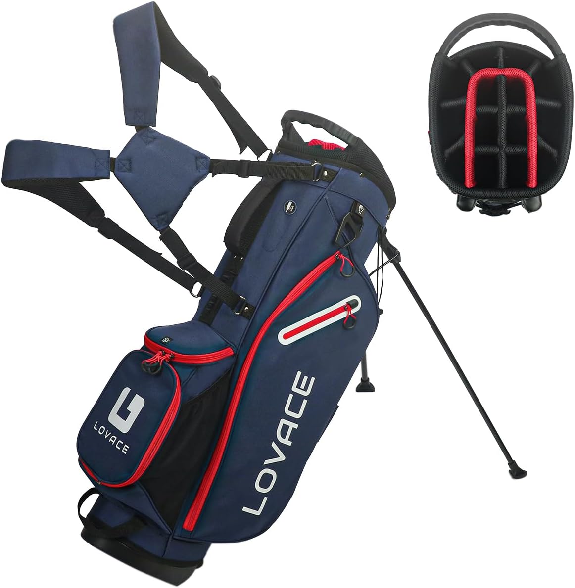 14-Way Golf Stand Bag, Lightweight Golf Bag with Stand for Men and Women
