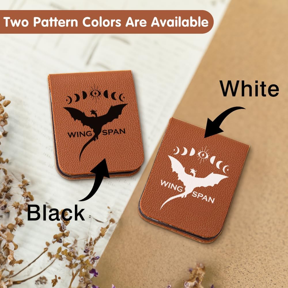 CALLIE Personalized Magnetic Bookmark Clip – Custom Name Reading Gifts for Book Lovers, Birthday Teacher's Day Christmas for Bookworm Gifts (Flying Dragon)