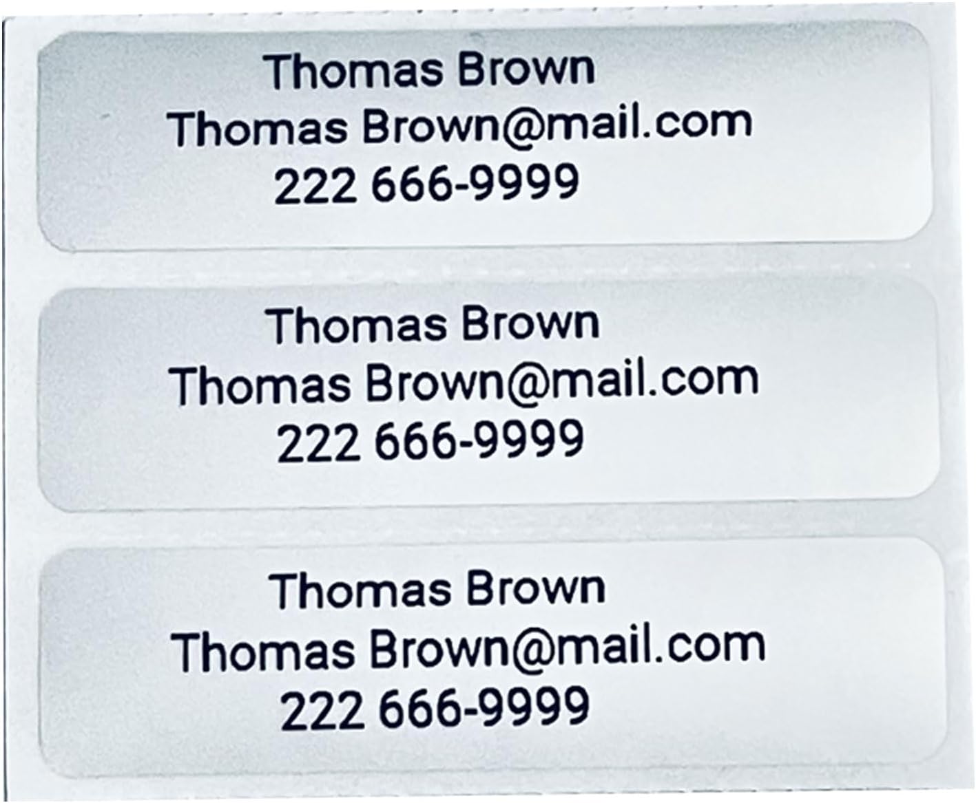 ZbZcYmt Name Stickers Tag Golf Club Labels Personalized Customized Labels 2”x0.5” Valet Labels for Golf Club ID Tags Waterproof Oil-Proof Z2