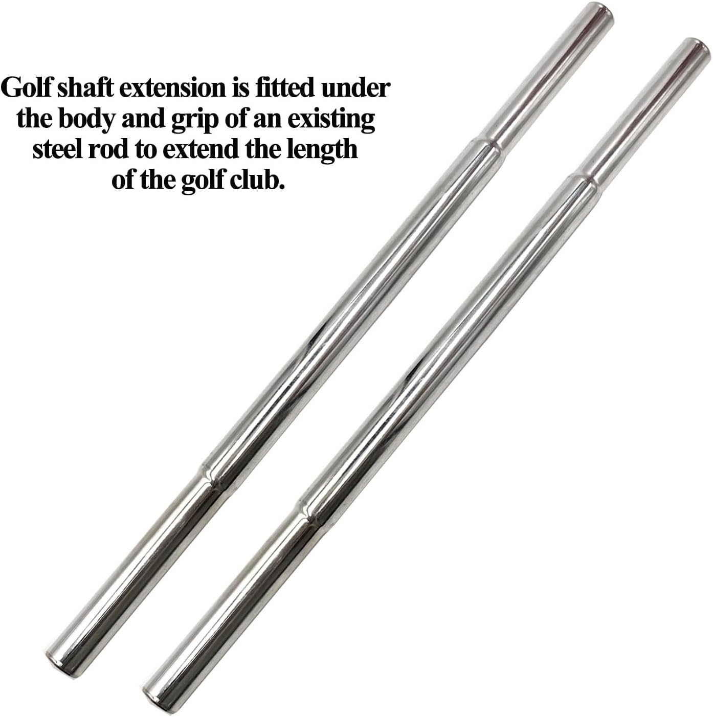 0.580" 0.600" Putter Golf Shaft Extension for Iron/Wooden Golf Club Repair and Replacement of Equipment Accessories 1PCS 2PCS 3PCS Silver