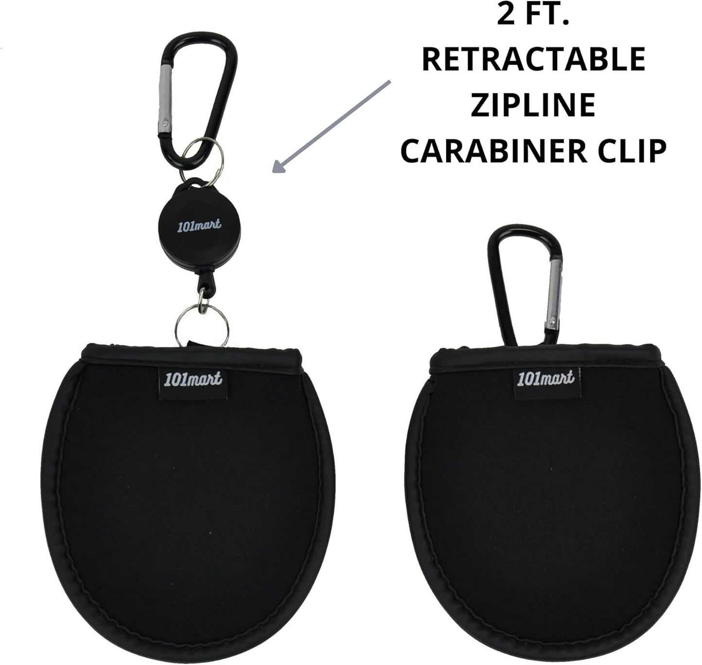 Golf Cleaning Kit | Golf Accessories Gift Kit | 3 Golf Towels |Retractable Cleaning Brush | 2 Pocket Ball Washer Pouches