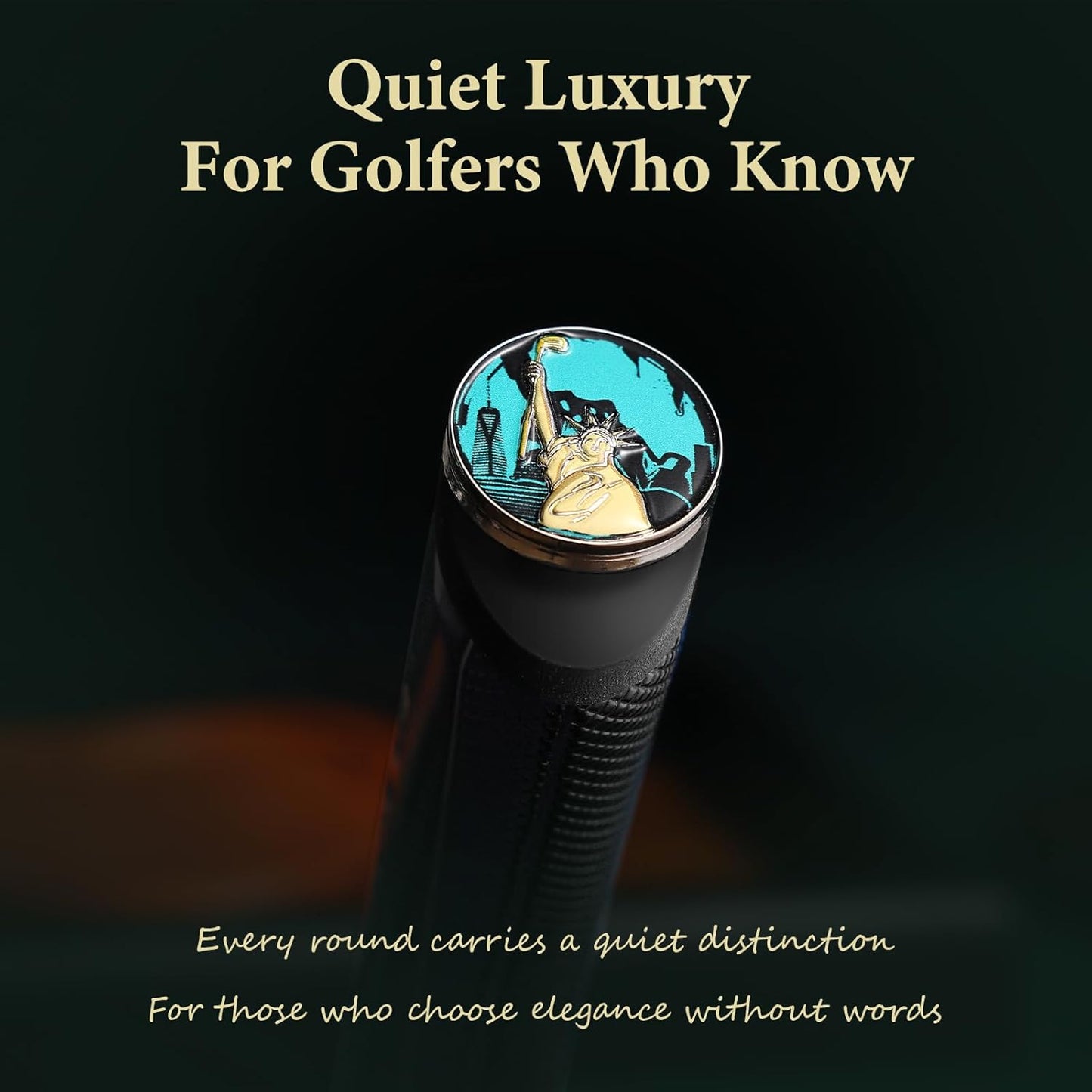 Golf Ball Marker Set with Magnetic Putter Grip Mount Golf Accessories for Men Women, Easy-to-Find Markers for Putting, Funny Golf Gifts, Unique Golf Gadgets for Golfer