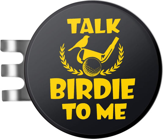 Golf Ball Marker Hat Clip, Funny Golf Accessories, Golf Gifts for Men 25 MM