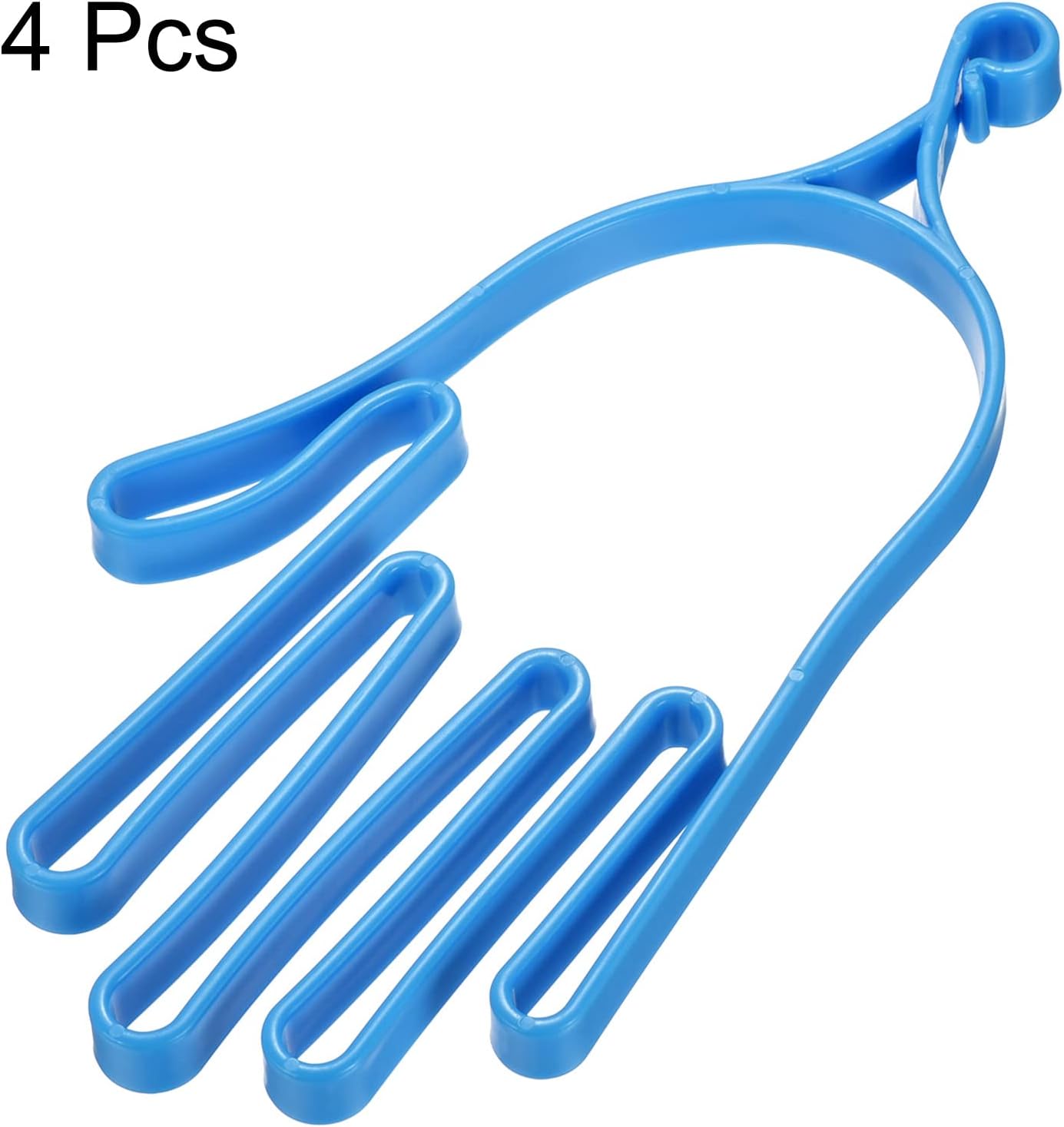 PATIKIL Golf Gloves Stretcher, 4 Pack Plastic Keeper Support Rack Holder Dryer Hanger Frame for Sports Gloves Maintenance, Blue