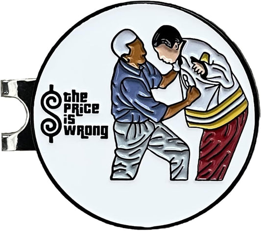 Balanced Co. Funny Golf Hat Clip with Enamel Magnetic Ball Marker