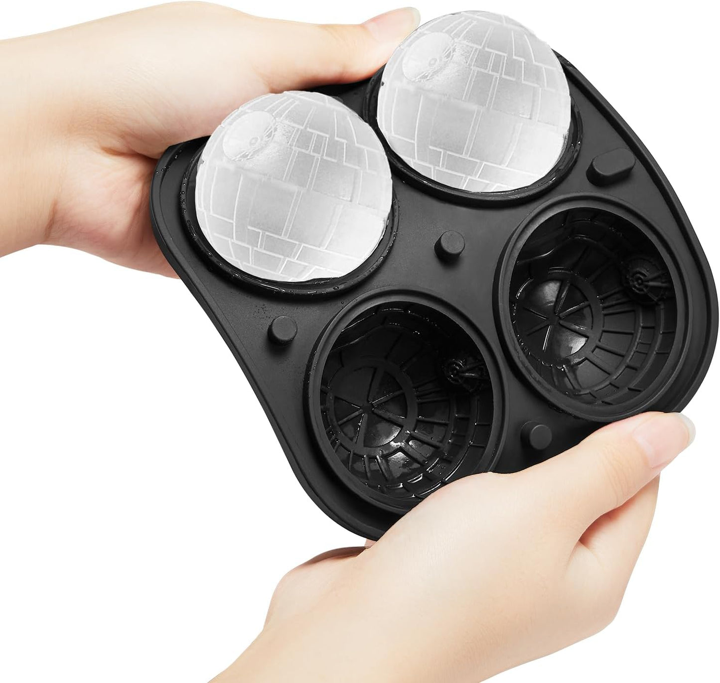 Sphere Ice Cube Molds, Sphere Gifts for Men, Fun Shapes Large Whiskey Ice Cube Mold for Cocktails, Bourbon