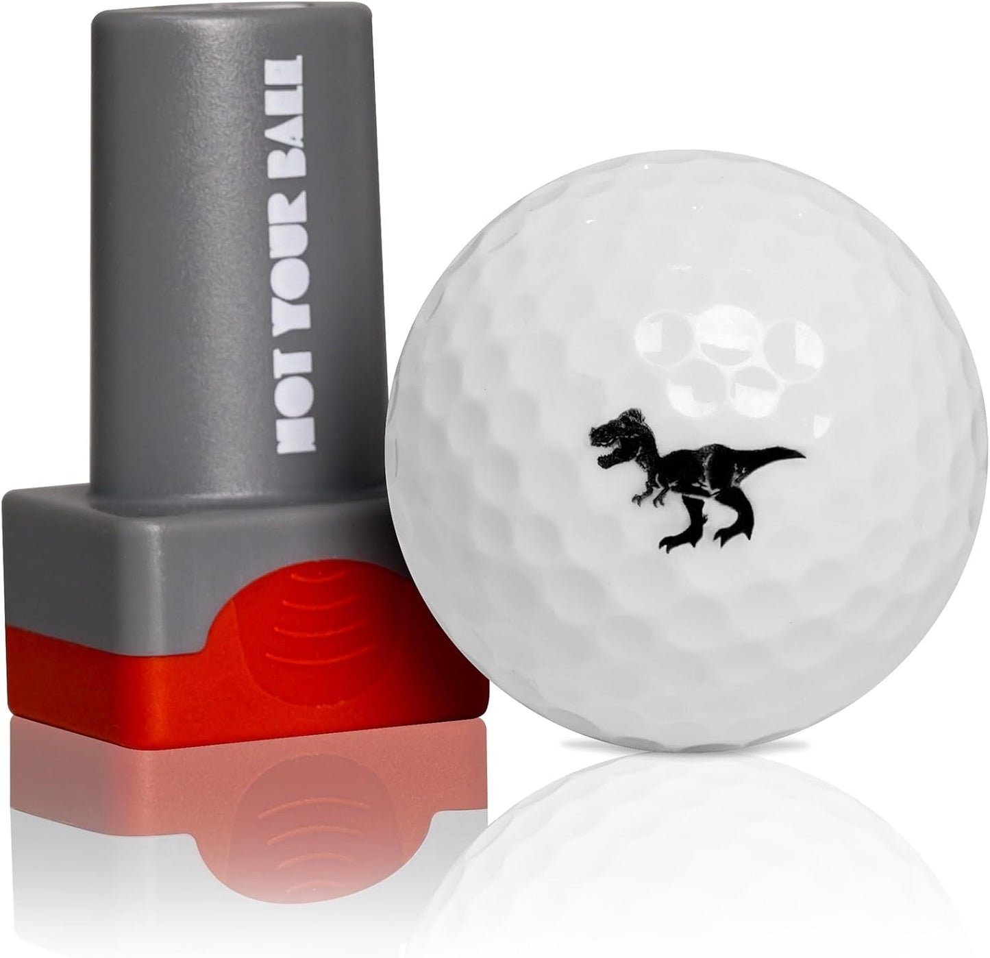 QUBI Golf Ball Stamp, Golf Ball Stamper, Reusable Self-Inking Golf Ball Stamp Marker to Identify Golf Balls, Golf Gifts Golf Accessories for Men and Women Golfers