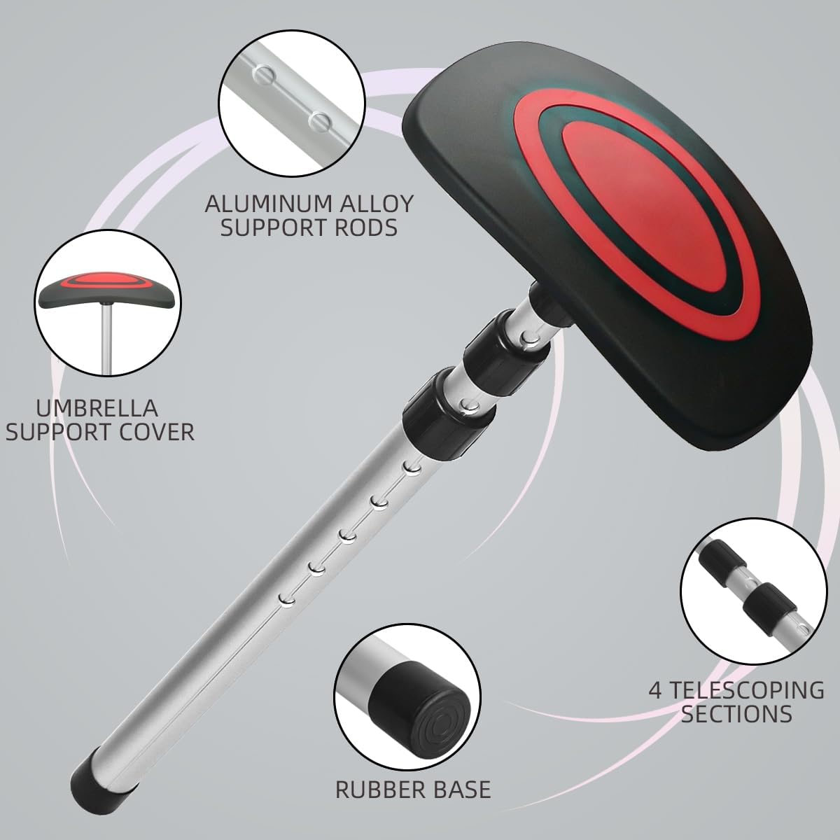 Golf Travel Bag Support System, Golf Club Travel Protection Kit