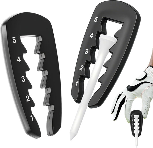 Golf Tee Height Tool, 1PCS Adjustable Golf Tee Height Tool, Height Adjuster for Outdoor Golf Training Aid, Measuring Device Lightweight Swing Training Aid for Consistent and Precise Shots