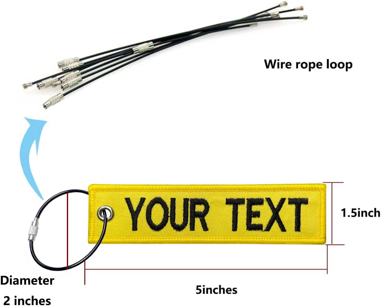 silkmilk Custom Personalized Luggage Tag Name ID Suitcase Labels with Stainless Steel Loop for Luggage,Crate,Belt,Key for Men Women Kids Girls Travel