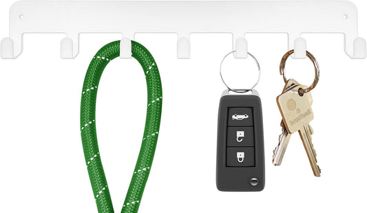Key Rack Steel Key Hanger (Standard - White)