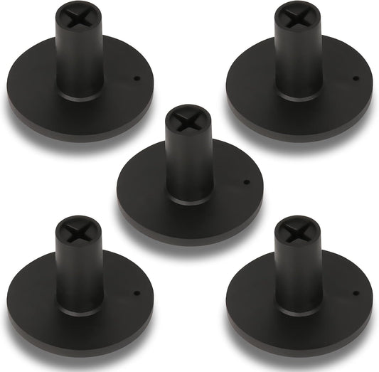 Rubber Golf Tees for Mats Adjustable Height Golf Simulator Tees, Indoor Outdoor Practice, Non-Slip Golf Mat Tees with Holder, Compatible with Driving Range & Golf Simulators