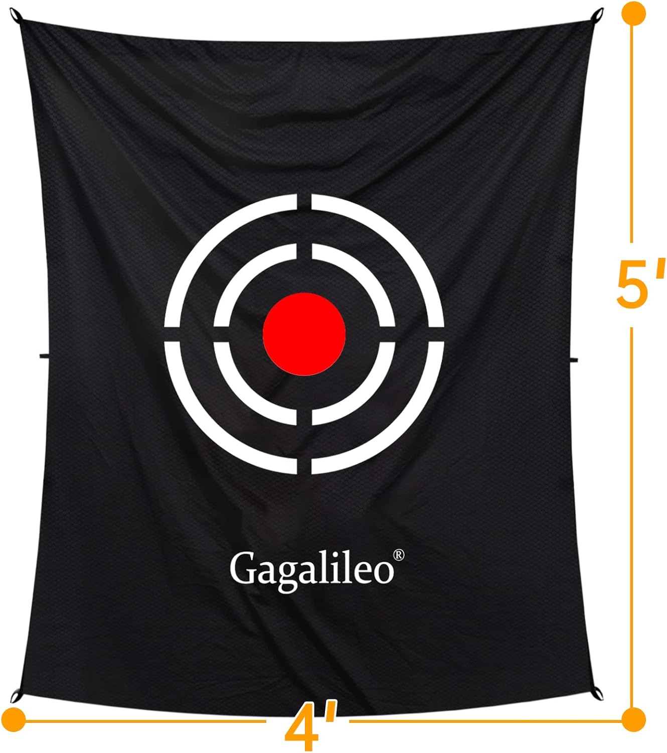 Gagalileo Golf Target Cloth Replacement : Portable Easy Setup with S-Hooks & Ropes, All Golfers Training Accuracy for Backyard & Garage