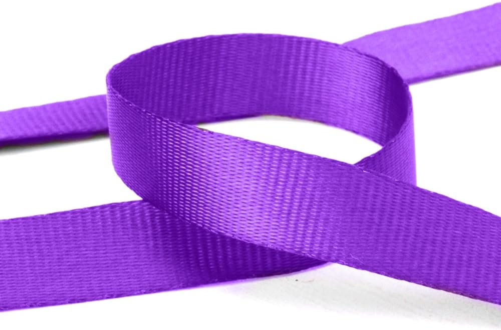 Lanyards 10 Pcs Bulk Lanyard for Id Badges Flat Purple Lanyard with Badge Clip Swivel Hook (10, Purple)