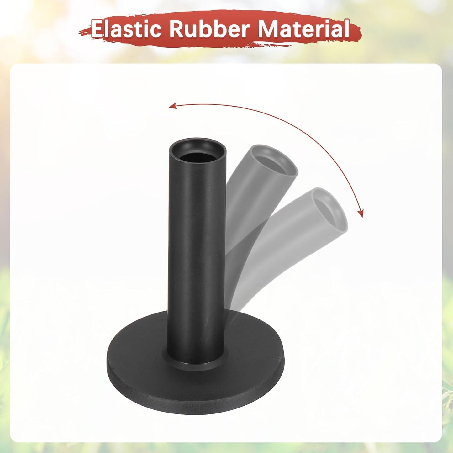 Rubber Golf Tees [] - Flexible Stable Ball Holder Use for Home & Outdoor & Indoor Tall Training Driving Range - [] Hitting Mats
