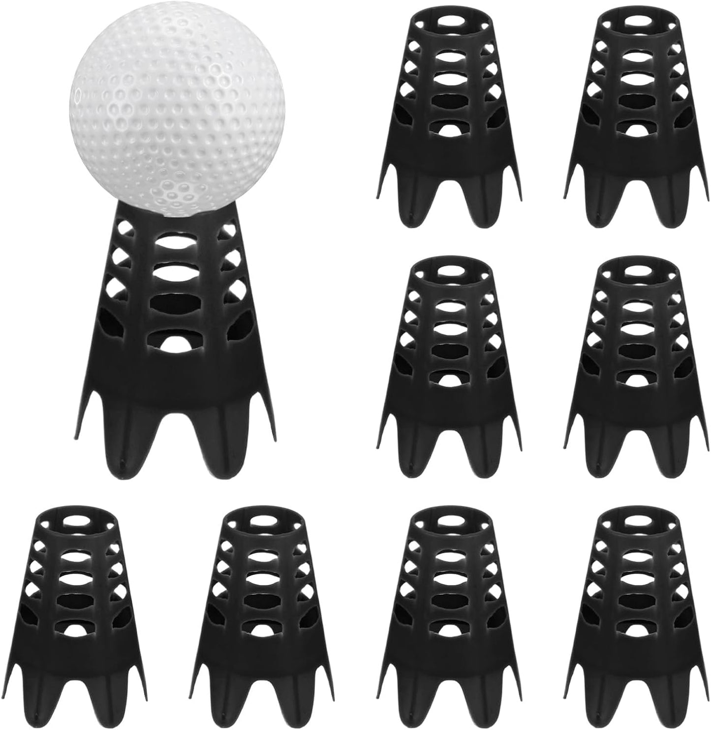 Golf Simulator Tees - Plastic Golf Tees Use for Home & Outdoor & Indoor Driving Range & Winter Turf