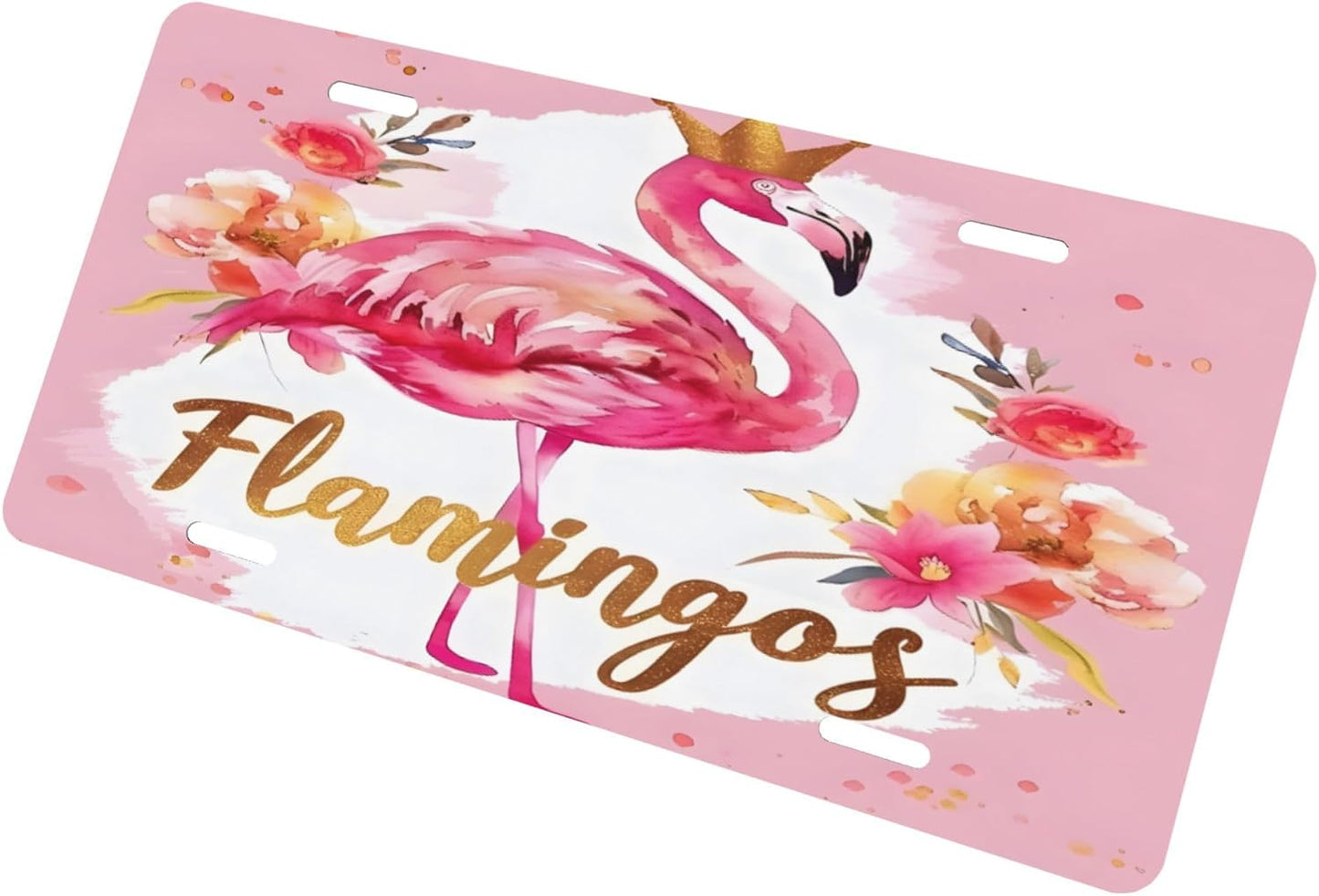 Custom License Plate Personalized Animal Bird Funny Aluminum Front License Plates Decorative Rust-Free Metal Car Plate Covers for Women Men Car Tag Accessories fit Truck SUV Rv 12 X 6 in