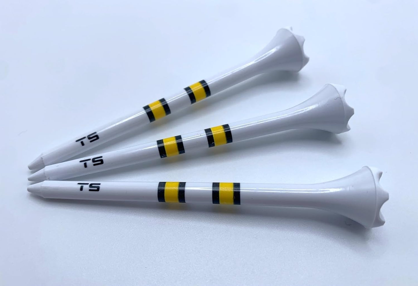 TRUESTRIKE Premium USA Golf Tees – 3¼" or 2¾" Durable Plastic Performance Tees (100 Pack) – Made in USA – Bulk Value Pack