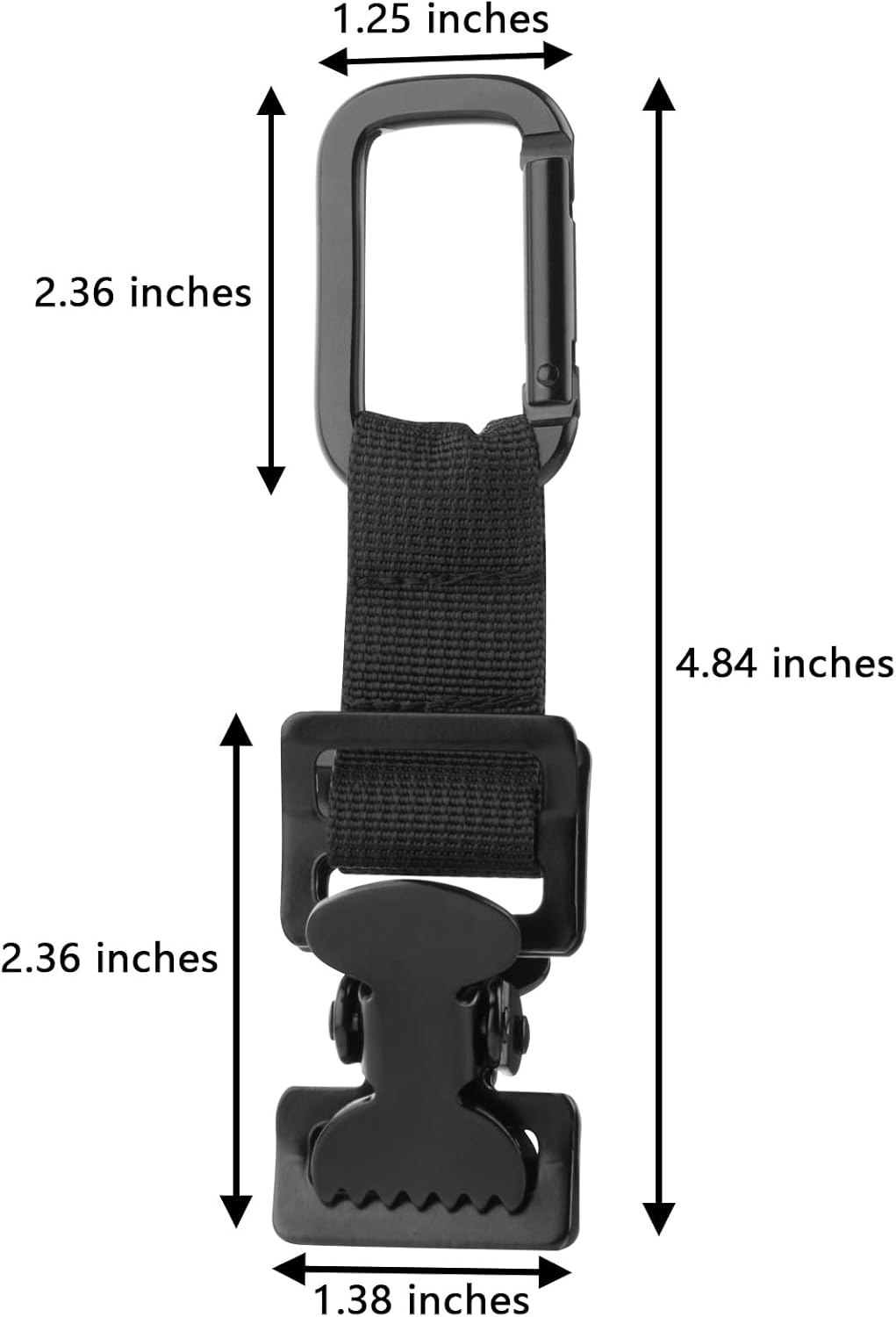 Xxerciz Golf Glove Clip and Belt Holder, Work Safety Glove Keeper With Metal Clips Carabiner for Construction Gloves, Golf Accessories for Men