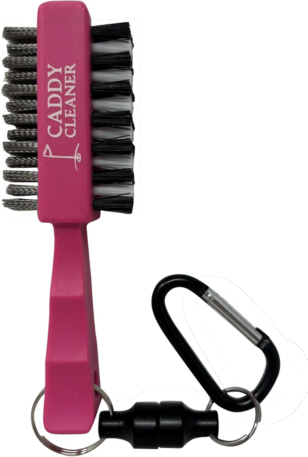 Clean Swing Mini Brush – Golf Club Cleaner with Magnetic Clip, Dual-Sided Brush | Golf Accessories for Men, Best Golf Gift | Caddy Cleaner