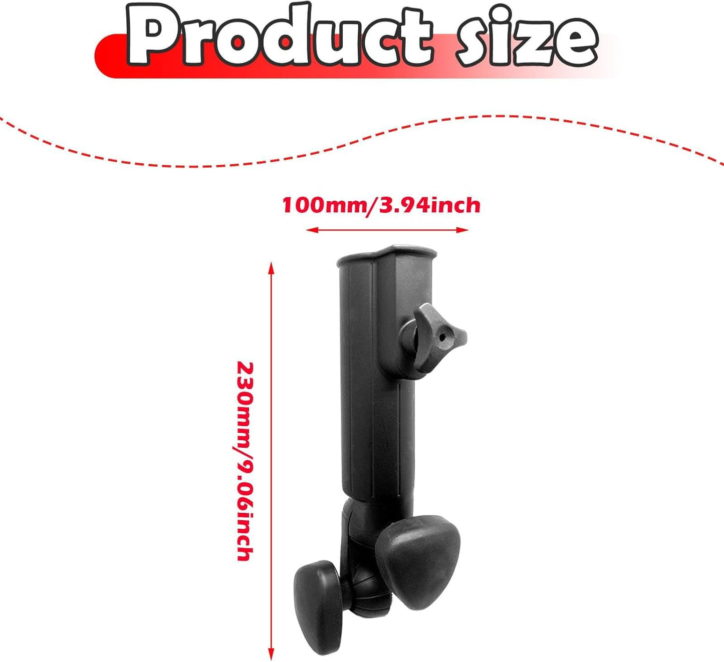 Golf Umbrella Holder, Clamp Trolley Attachment,Golf Equipment, Lightweight Mount Support Stand for Bike Trolley Push Cart